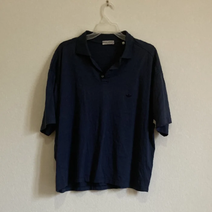 Ανδρικό Polo T-shirt GIORGIO ARMANI Μπλε | amerikanika-thrift.com