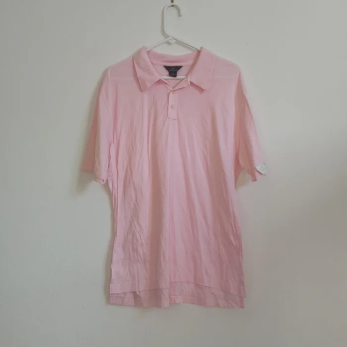 Men’s Polo T-shirt | BROOKS BROTHERS Thrifted | Pink