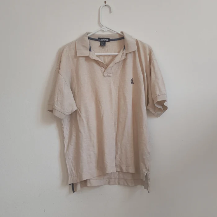 Ανδρικό Polo T-shirt | NAUTICA Thrifted | Μπεζ