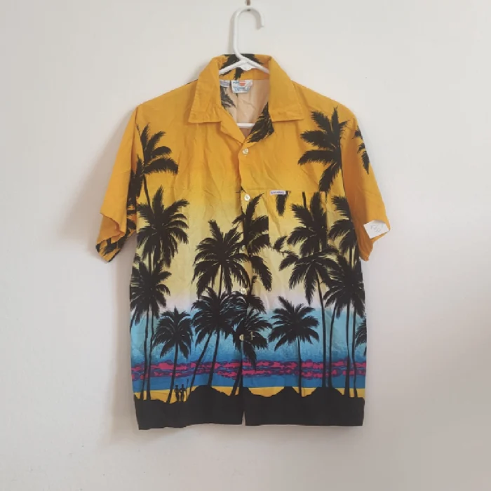 Men's Shirt Short Sleeve | WINDSHEPT Thrifted | Hawaiian