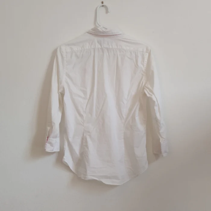 Women's Shirt | RALPH LAUREN Thrifted | White-Pink
