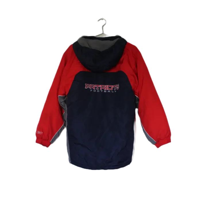 Men’s Jacket | NFL PATRIOTS Thrifted | Red Blue Grey| amerikanika-thrift.com